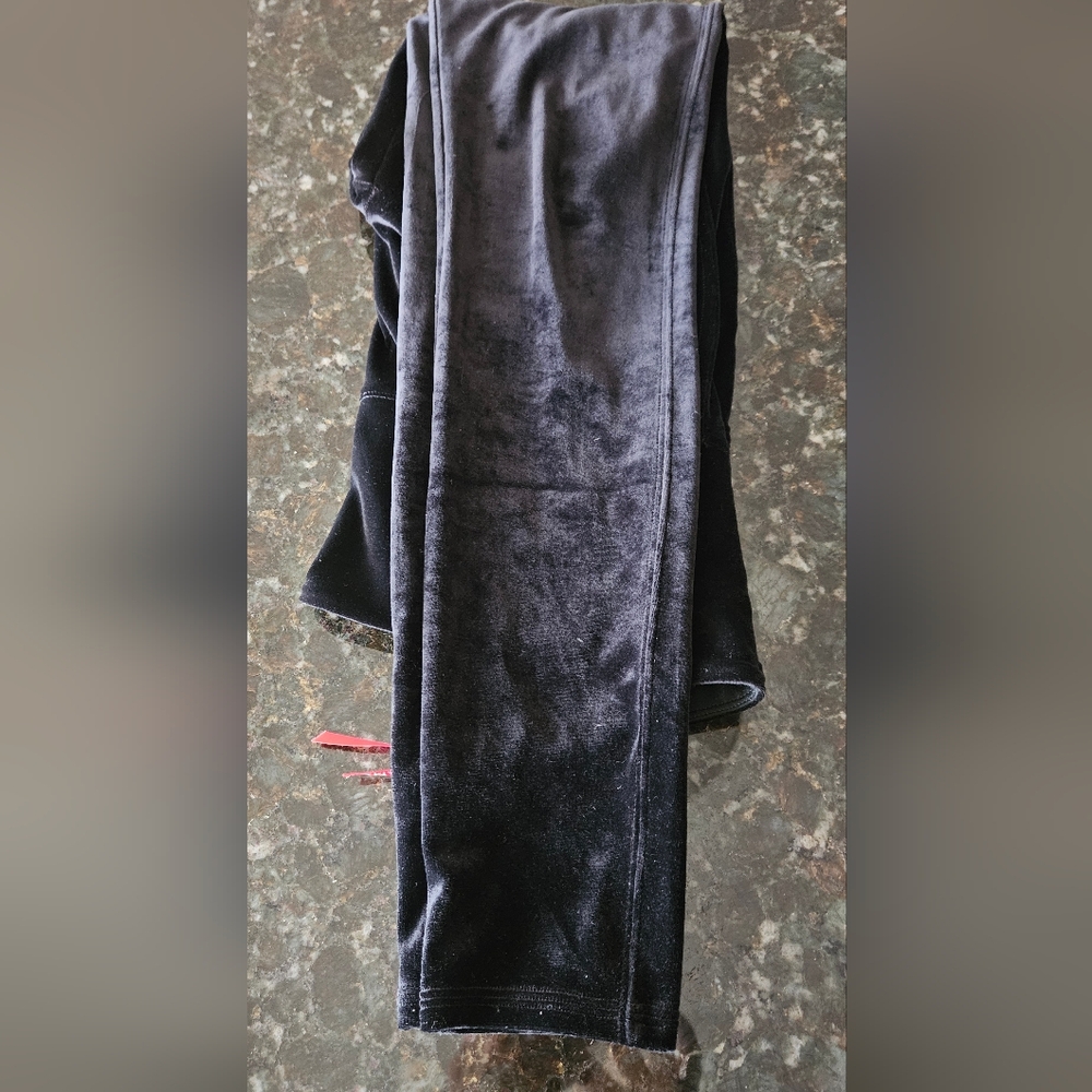 SPANX Black Velvet Leggings